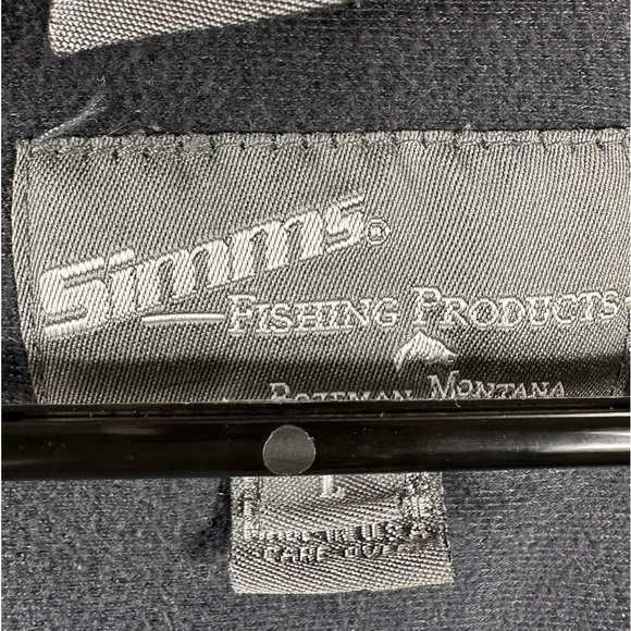 Simms Fishing Men’s Vest Jacket Size Medium - Light Brown - Picture 4 of 5